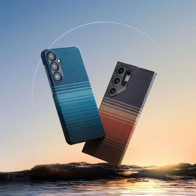 Cover Samsung Z Flip 6 Slim Case Pitaka - Blue